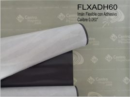 Imán flexible con Adhesivo Calibre 60