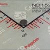 Imán de Neodimio Grado N35 de 12,300 Gauss de venta en centromagnetico.com