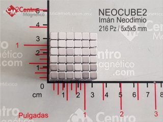 Neocube de 216 piezas con imán cuadrado de Neodimio.